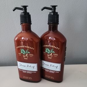 Bath and Body Works Lot of 2 Aromatherapy lotion